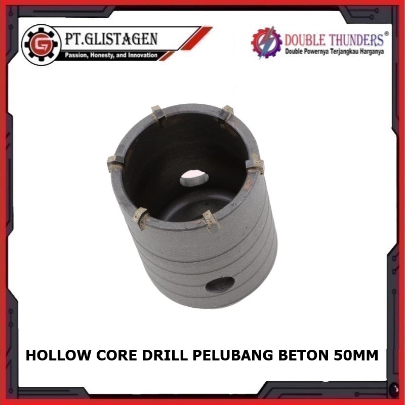 Jual Hollow Core Drill Bit 50mm Pelubang Tembok Beton 50 MM | Shopee ...