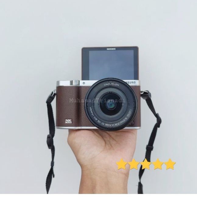 Jual Camera Kamera Mirrorless Samsung NX3000 Lensa 1650mm Coklat Murah
