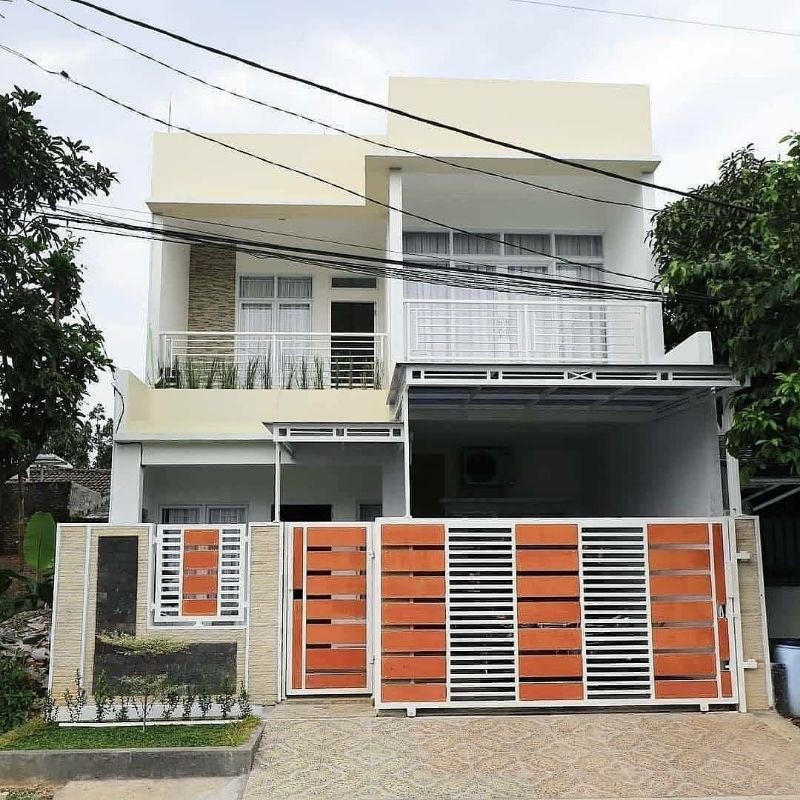 Jual pagar wood plank grc minimalis | Shopee Indonesia