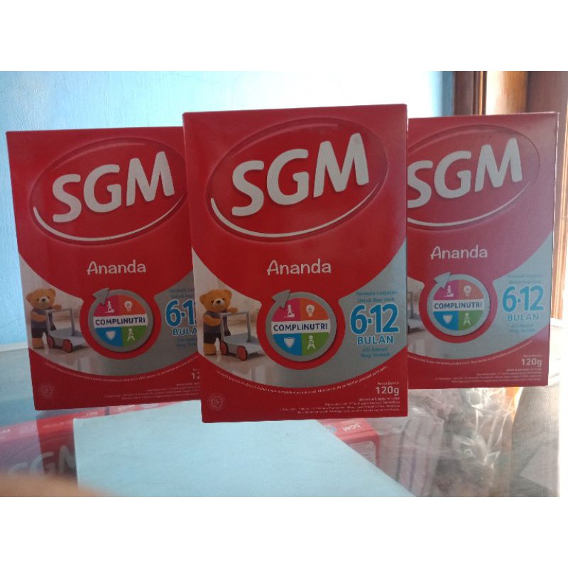 Jual SUSU SGM 6-12 BULAN, 720 gram PAKET HEMAT (6 KOTAK) | Shopee Indonesia