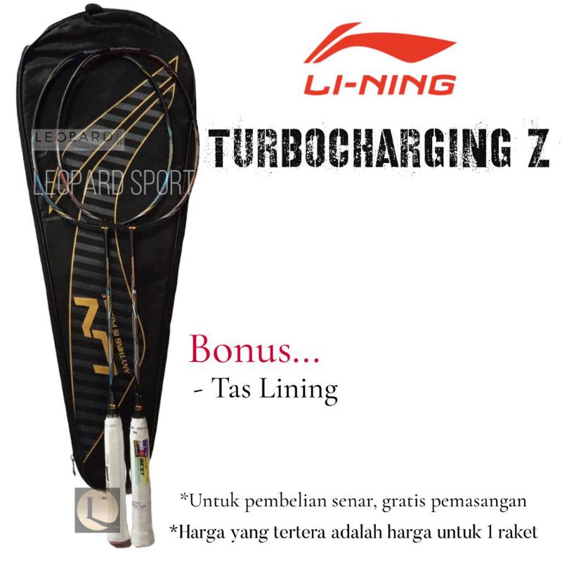 Jual Raket Badminton LiNing Turbocharging Z Boost Z Combat / Badminton