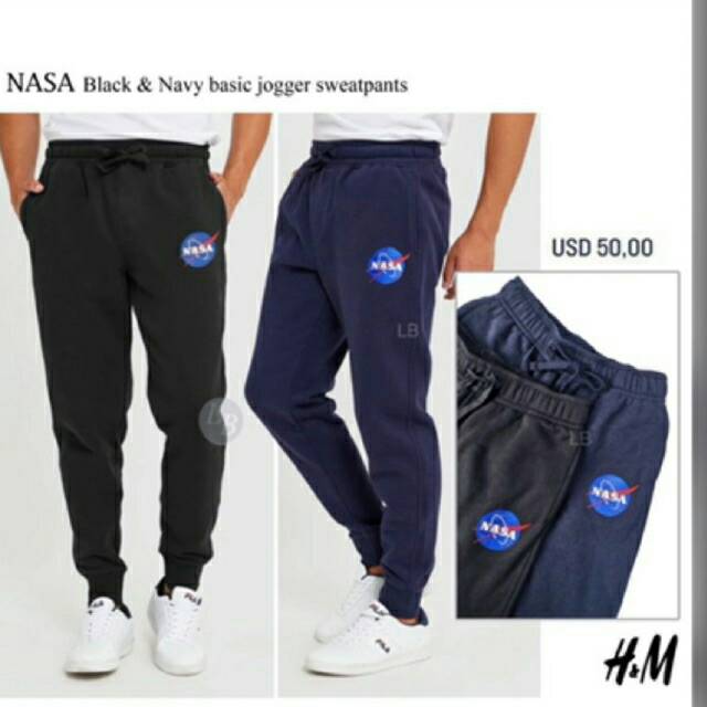 Jual HM JOGGER PANTS NASA Shopee Indonesia