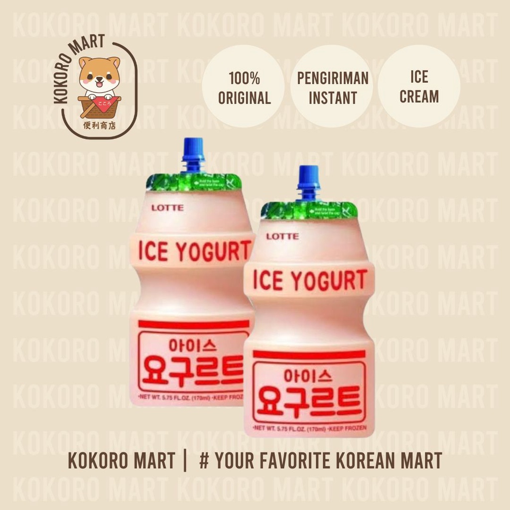 Jual Lotte Ice Yogurt 170ml | Shopee Indonesia