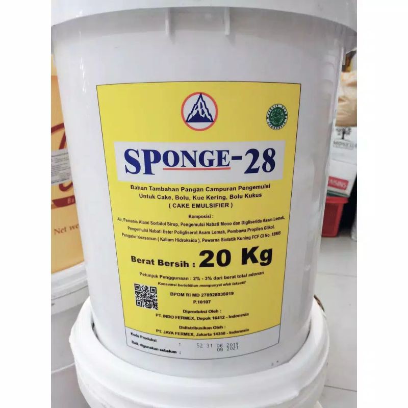 Jual Sponge28 Pelembut Kue Cake Emulsifier (SP) Shopee Indonesia