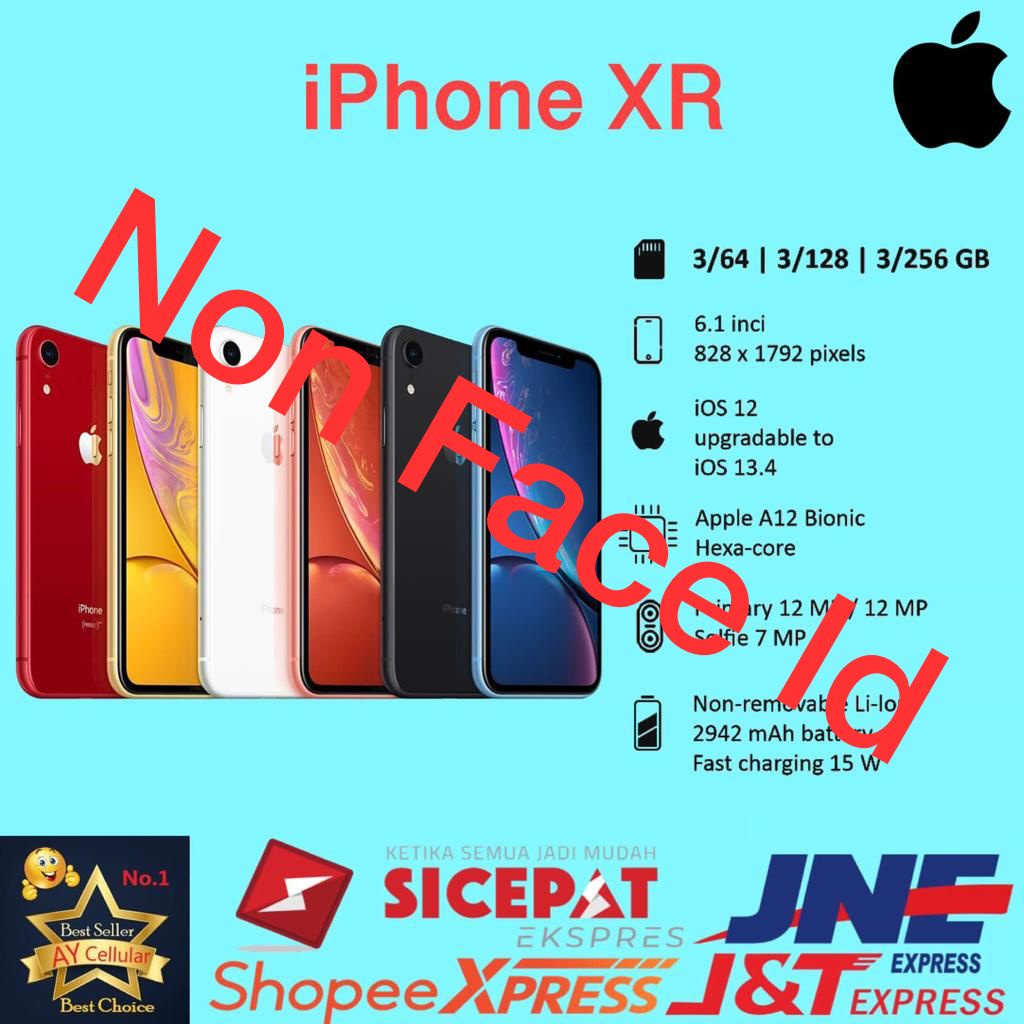 Jual IPhone XR 256GB/128GB/64GB BEKAS ORIGINAL 100% | MULUS NORMAL ...