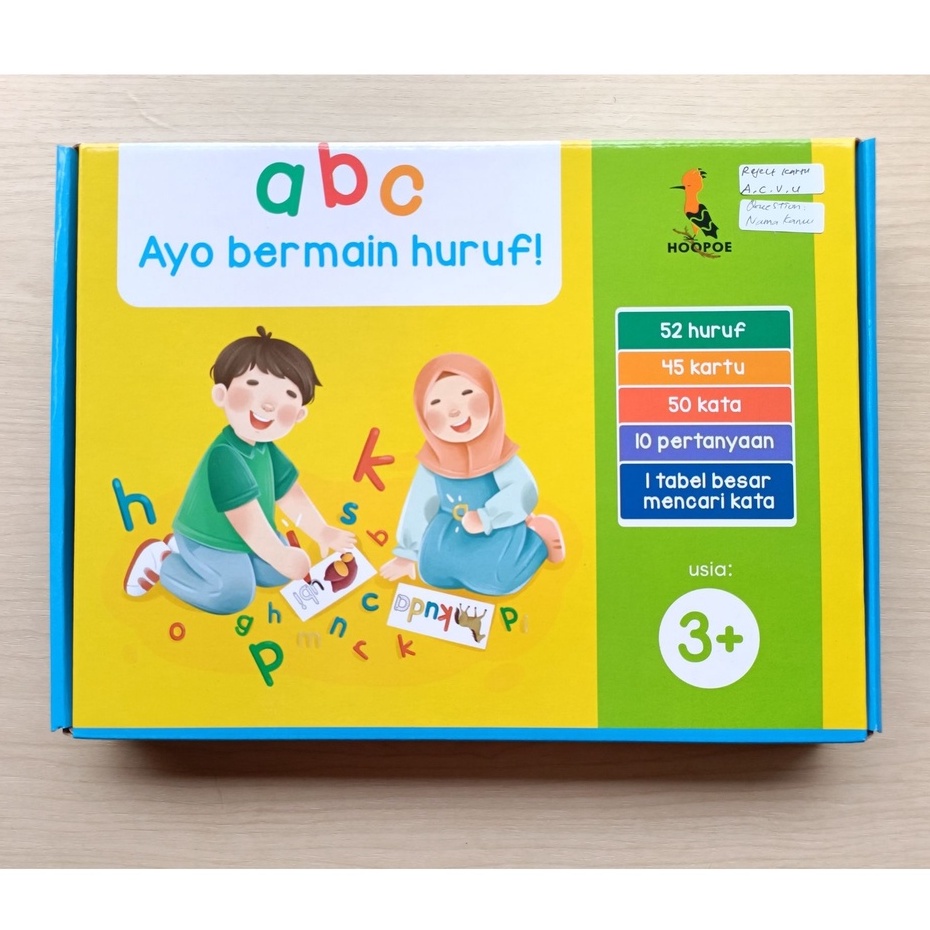 Jual ABC Ayo Bermain Huruf ( Reject Minor ) / Mainan anak seru dan ...