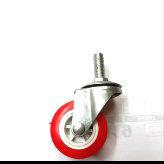 Jual Roda PU 2 inch baut polos | Shopee Indonesia
