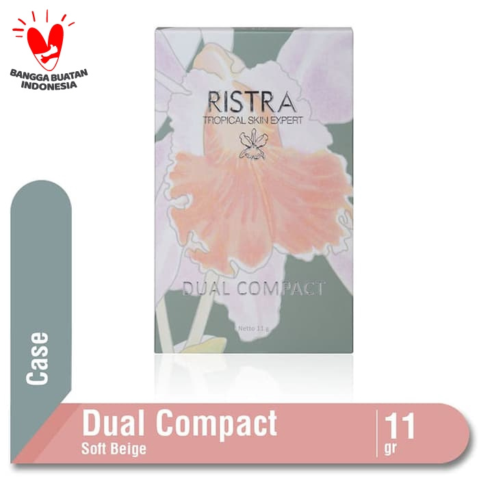 Jual RISTRA DUAL COMPACT SOFT BEIGE 01A CASE 14 G | Shopee Indonesia