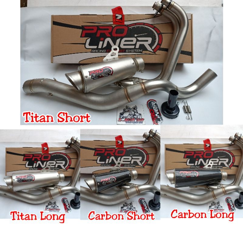 Jual Knalpot Proliner TR1 R Short Long Carbon Ninja 250 N250 Fi CBR250 ...