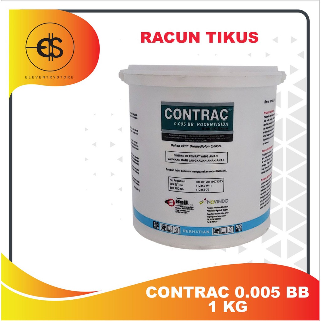 Jual Contrac 0.005 BB 1Kg Racun Tikus Ampuh | Shopee Indonesia