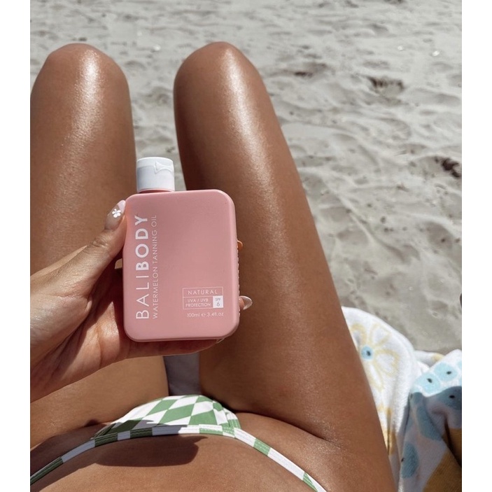 Jual BALI BODY Watermelon Tanning Oil SPF6 100ml Shopee Indonesia