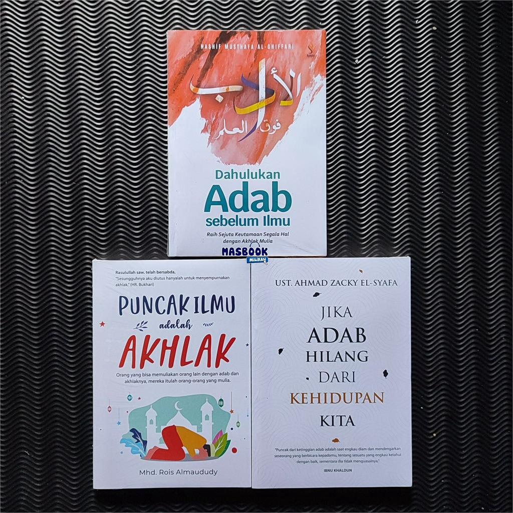 Jual PAKET BUKU ADAB DAN AKHLAK - 3 BUKU ORIGINAL | Shopee Indonesia