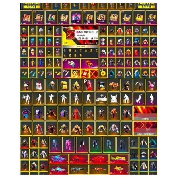 Jual AKUN FREE FIRE MURAH MERIAH Shopee Indonesia