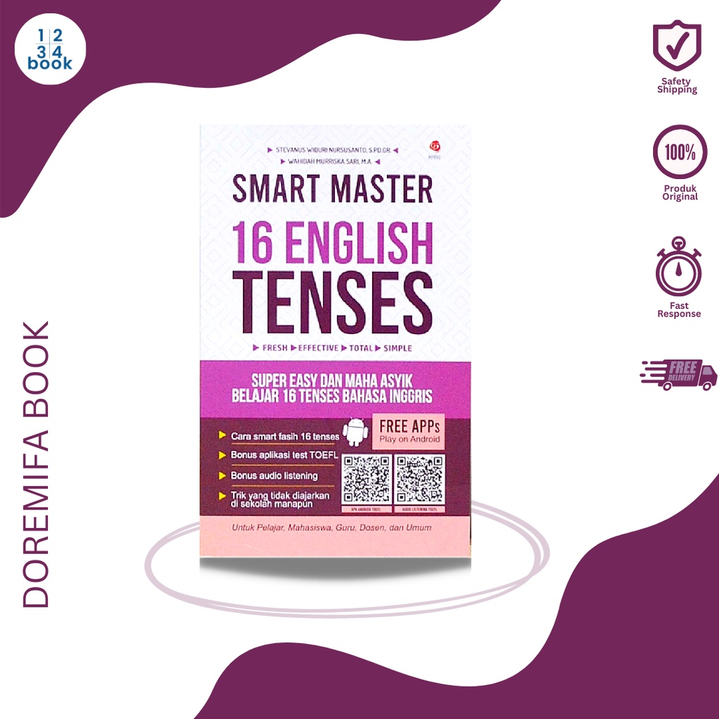 Jual BUKU BAHASA INGGRIS SMART MASTER 16 ENGLISH TENSES MUDAH MEMAHAMI ...