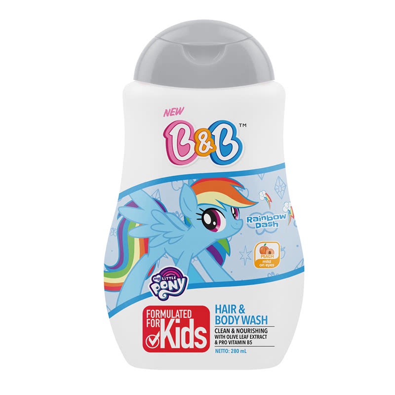 Jual B&B KIDS HAIR & BODY WASH 280ML | Shopee Indonesia