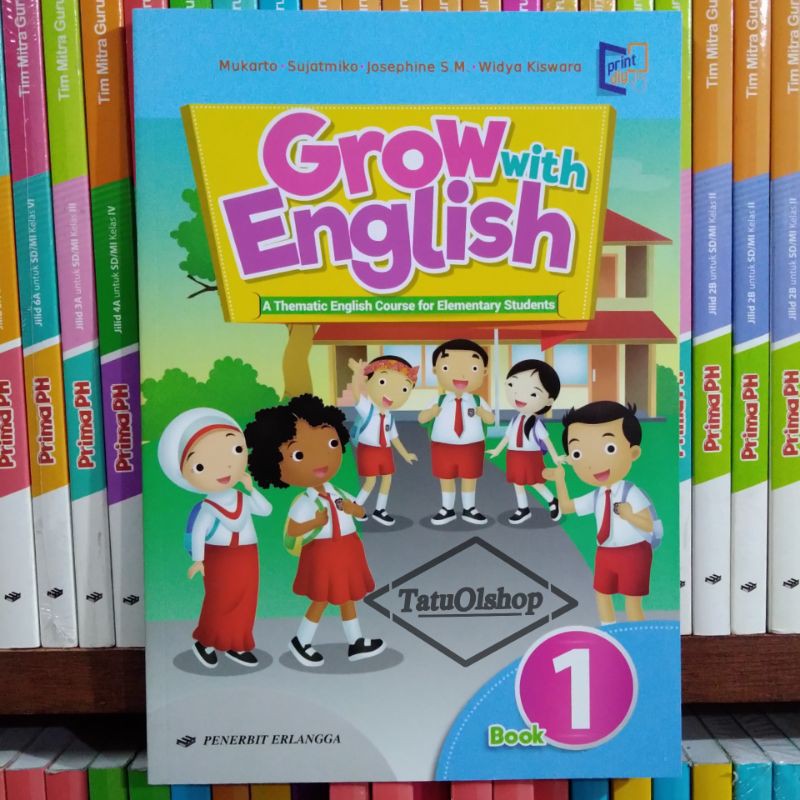 Jual Buku Bahasa Inggris Grow With English SD MI Kelas 1 Kurikulum 2013 ...