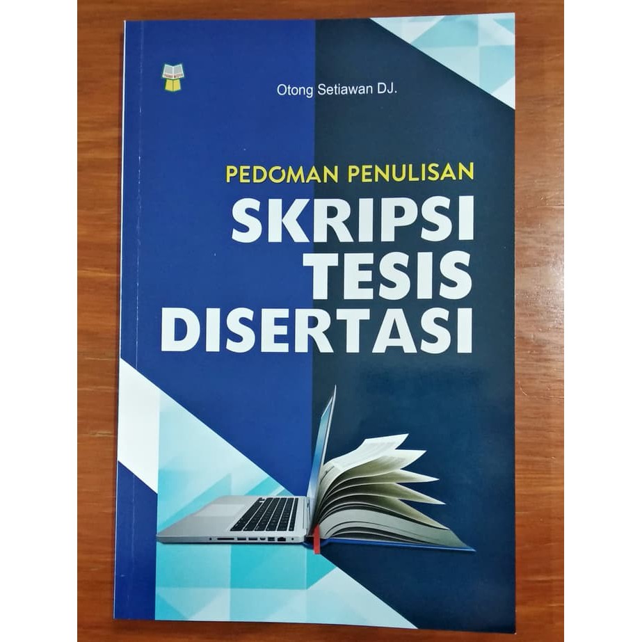 Jual Buku Pedoman Penulisan Skripsi Tesis Disertasi Shopee Indonesia 