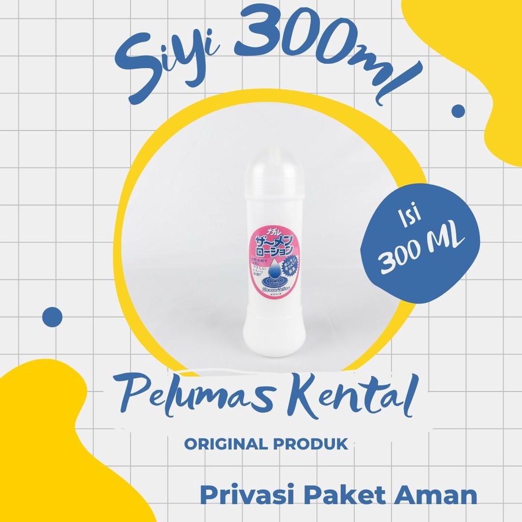 Jual Siyi Premium Lubricant 300ml Semen Lotion Pelumas Sex Pria