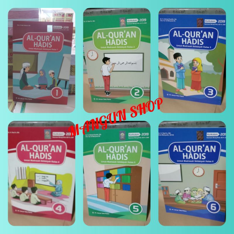 Jual Buku Al-Qur'an Hadis Kelas 1,2,3,4,5,6 MI 2019 ( Toha Putra ...