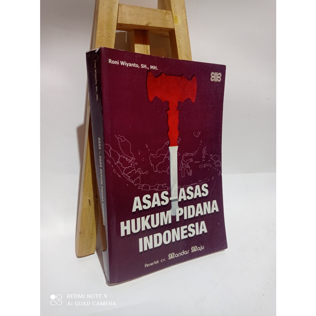 Jual Asas Hukum Pidana Indonesia Original Roni Wiyanto | Shopee Indonesia