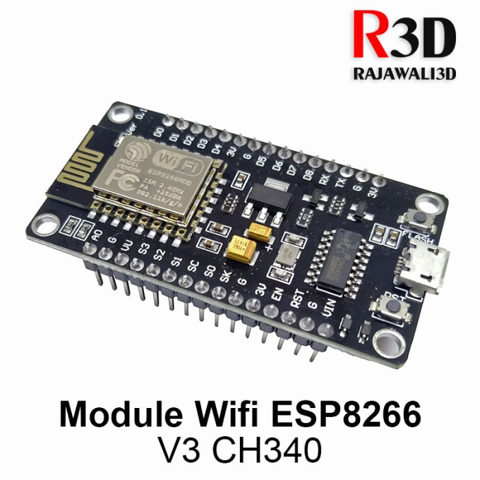 Jual Modul WIFI Serial ESP8266 V3 CH340 Module | Shopee Indonesia