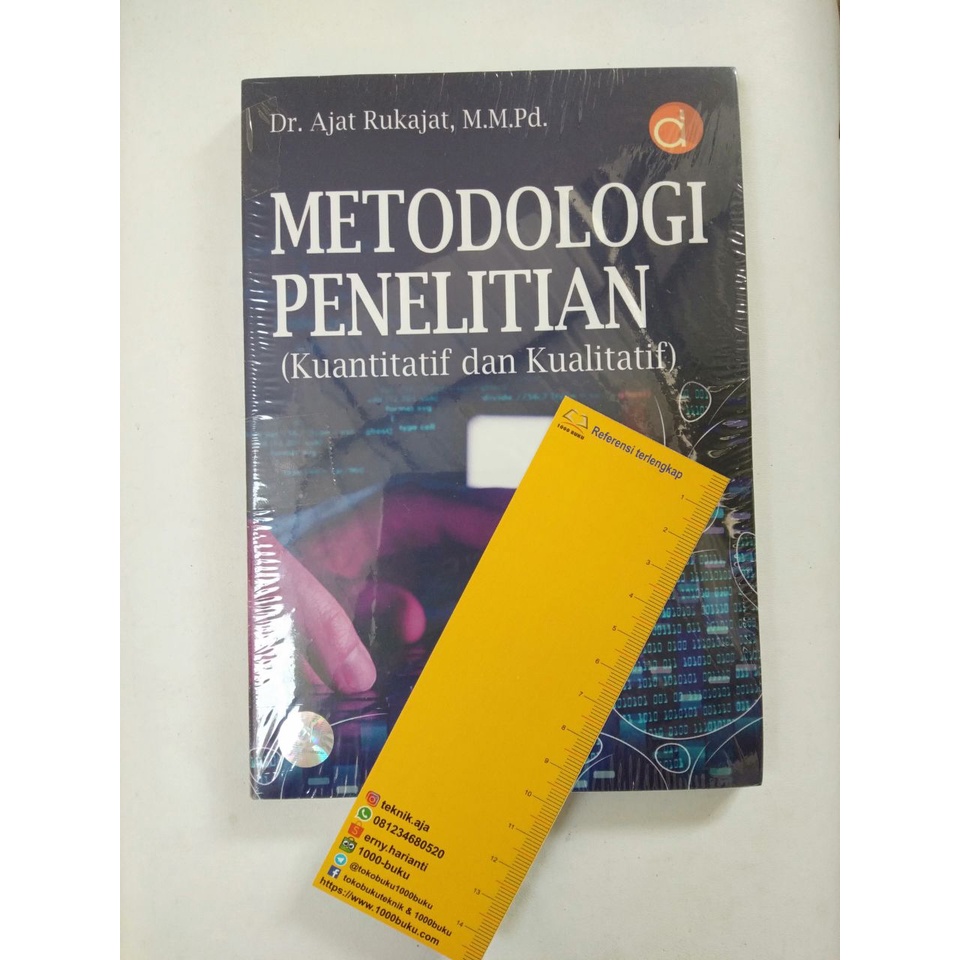 Jual Buku Metodologi Penelitian Kuantitatif Dan Kualitatif Shopee