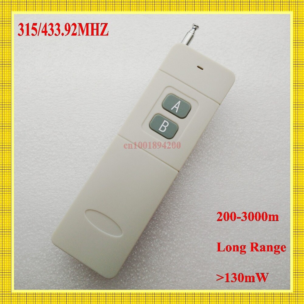 Jual 200-3000m Transmitter Long Range Distance RF Remote Control ASK ...