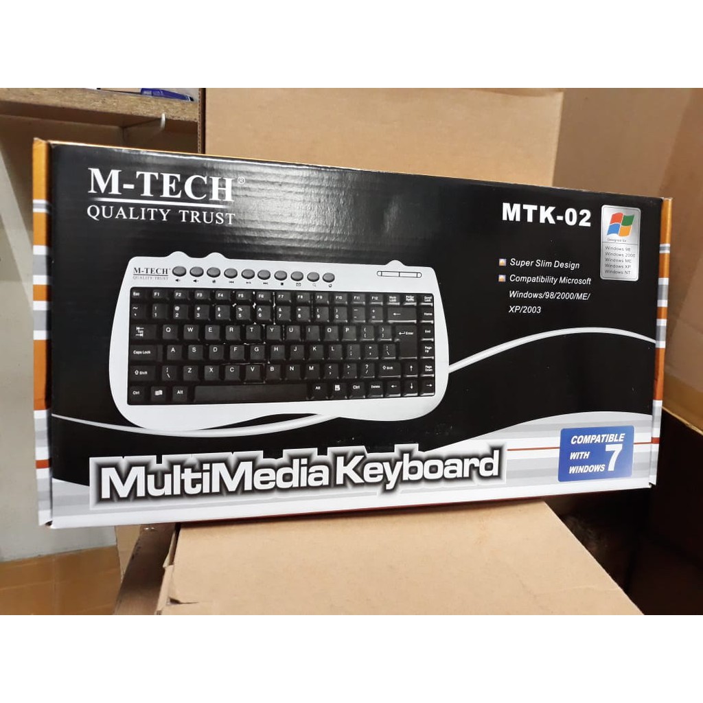Jual Keyboard Multimedia M-Tech USB | Shopee Indonesia