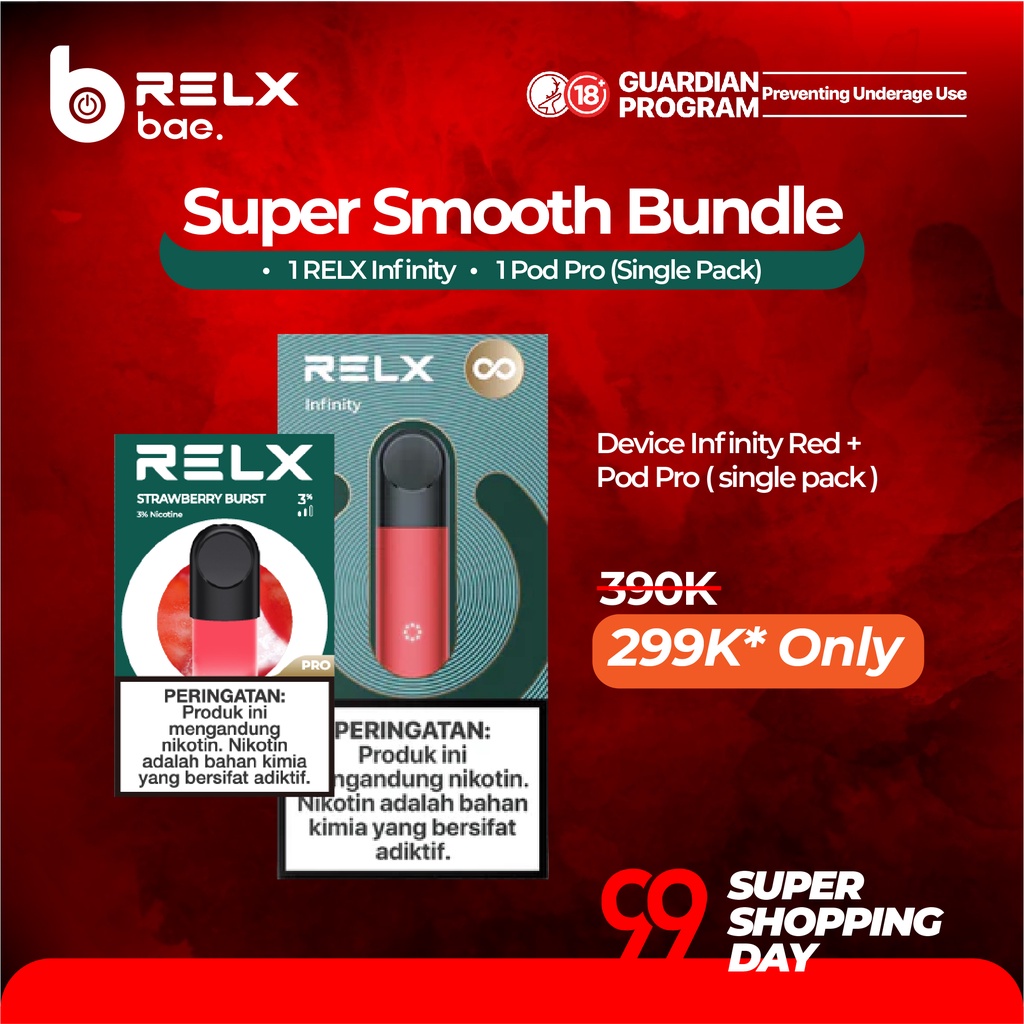 Jual RELX Bundle Infinity Res Device and Pod Pro ( Isi 1 Pod ) | Shopee ...