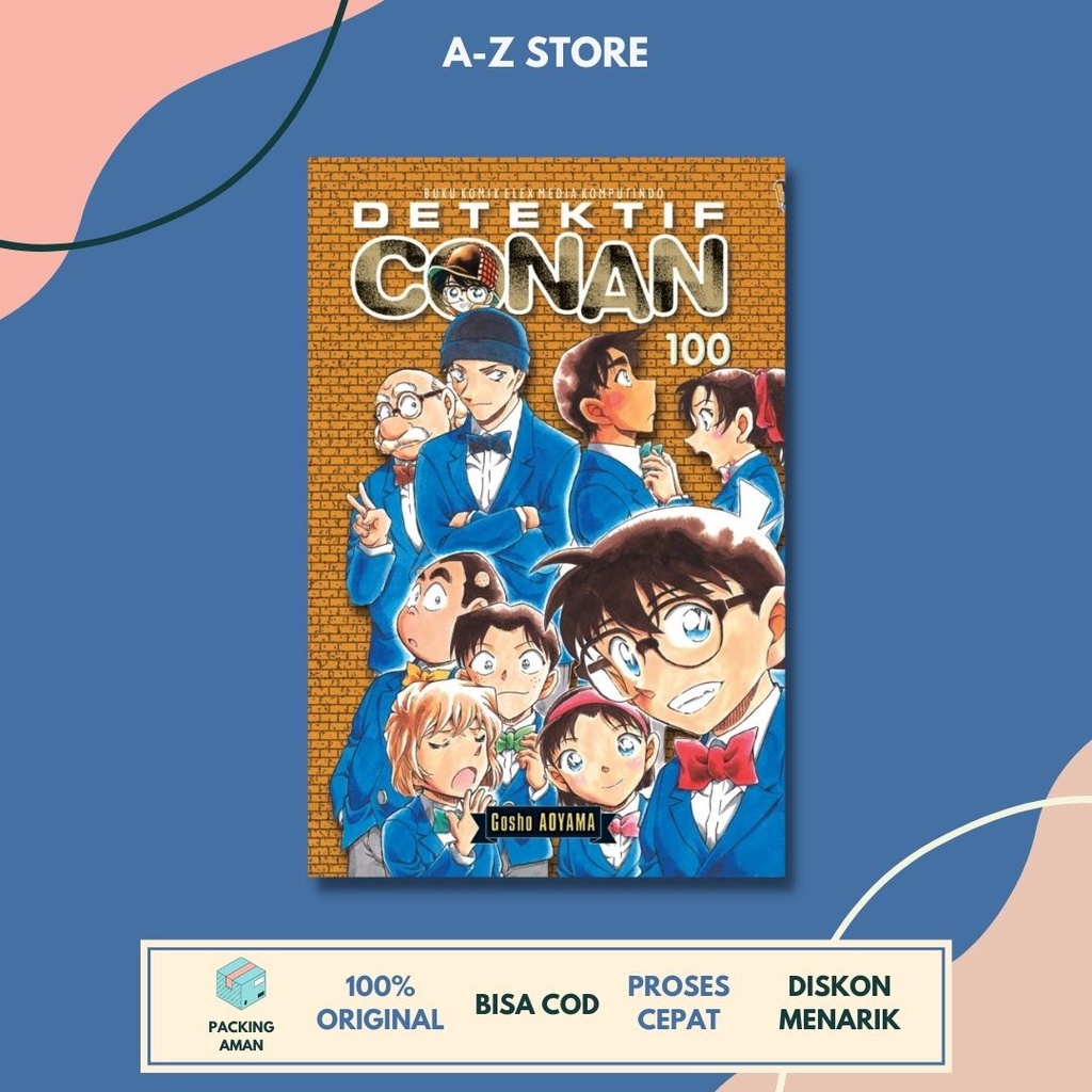 Jual AZ - Komik Detective Conan Vol 100 | Aoyama Go…