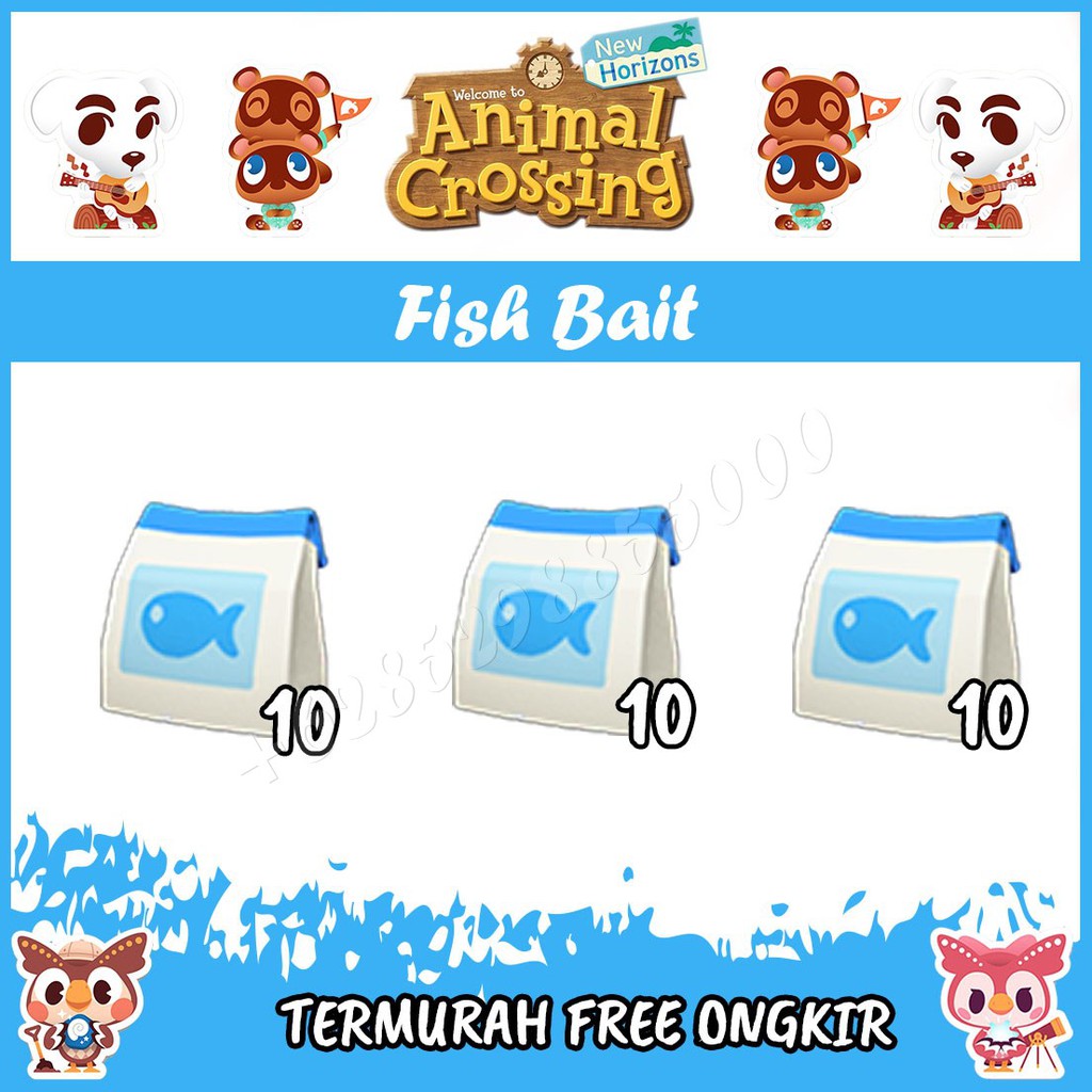 Jual Fish Bait Fishbait Animal Crossing New Horizon ACNH Material NMT