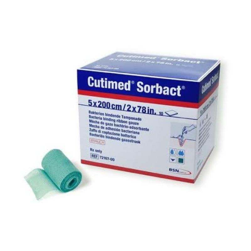 Jual Cutimed sorbact ribbon gauze 200 x 5 cm | Shopee Indonesia