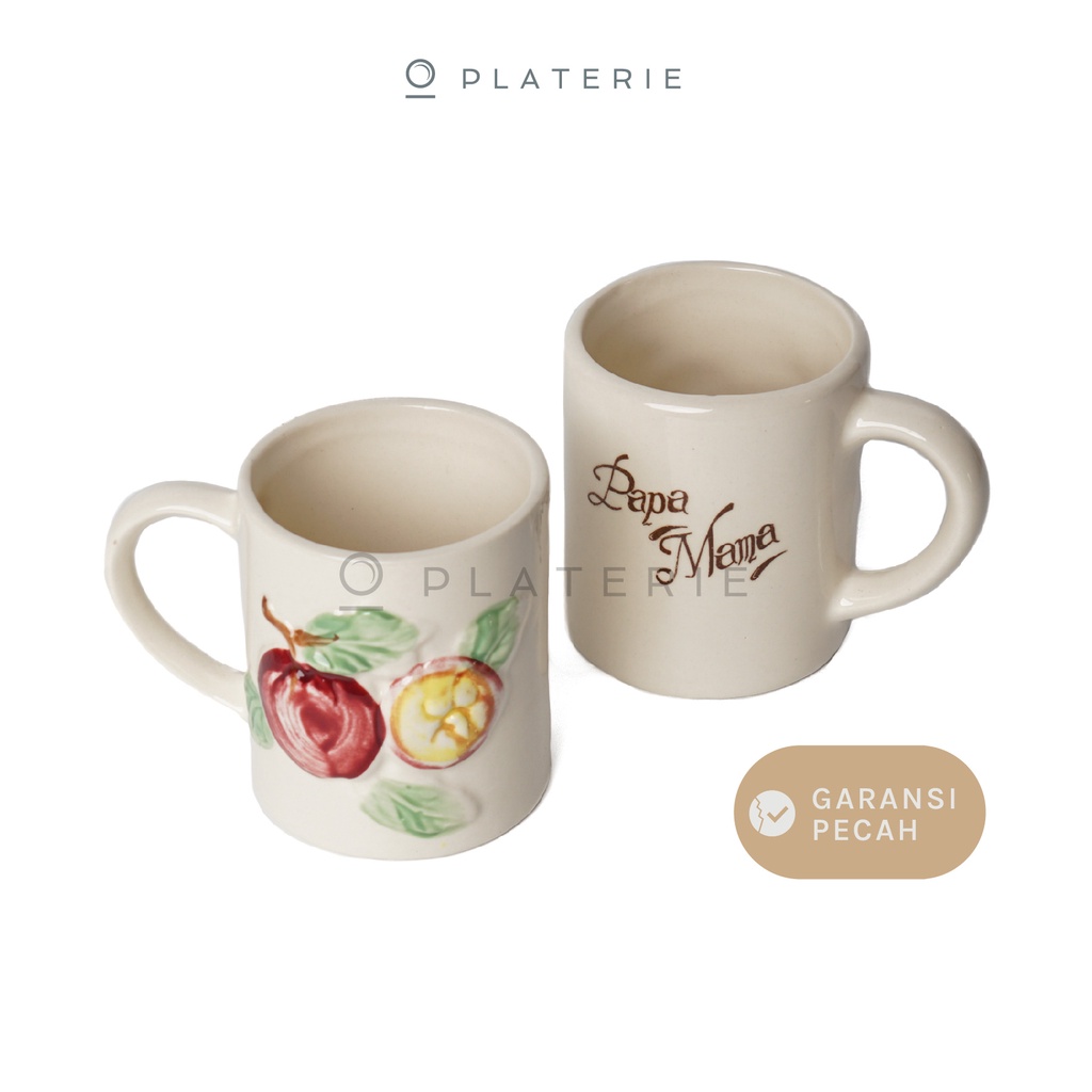 Jual Defect Saleby Platerie Gelas Keramik 2buah Mug Set Papa And Mama Isi 2pc Shopee Indonesia 5108