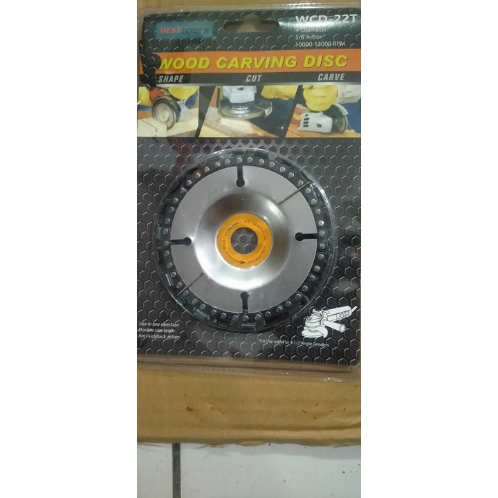 Jual Mata Gerinda Chainsaw Wood Carving Disc Mata Potong Dan Ukir Inch Shopee Indonesia