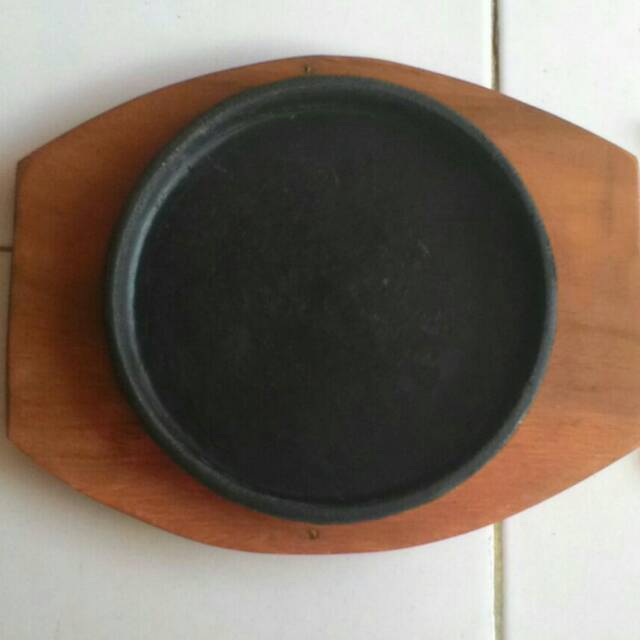 Jual Hot Plate Piring Steak Bulat Cm Shopee Indonesia