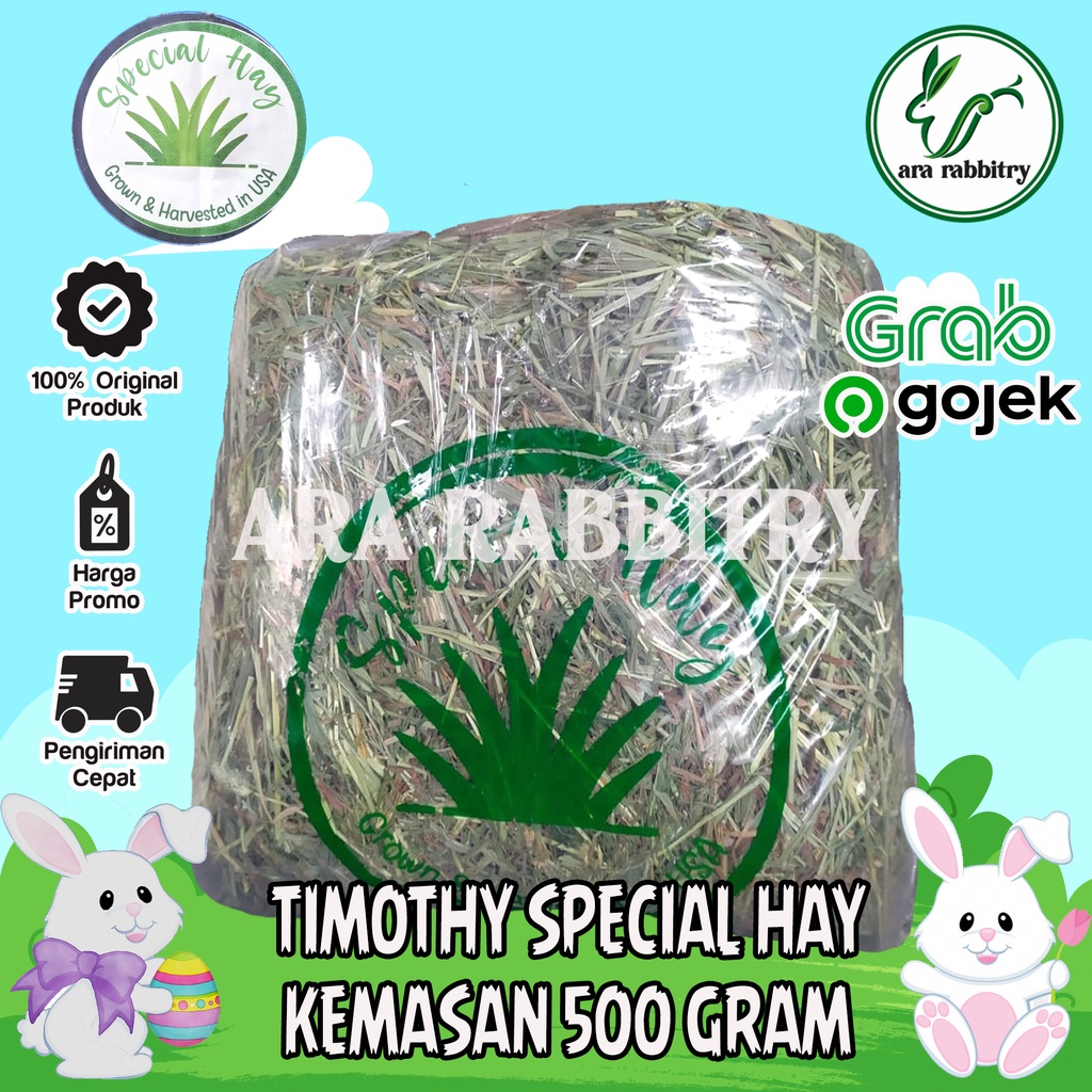 Jual TIMOTHY HAY SPECIAL HAY 500 GR RUMPUT HAY TIMOTHY 100 GR MAKANAN