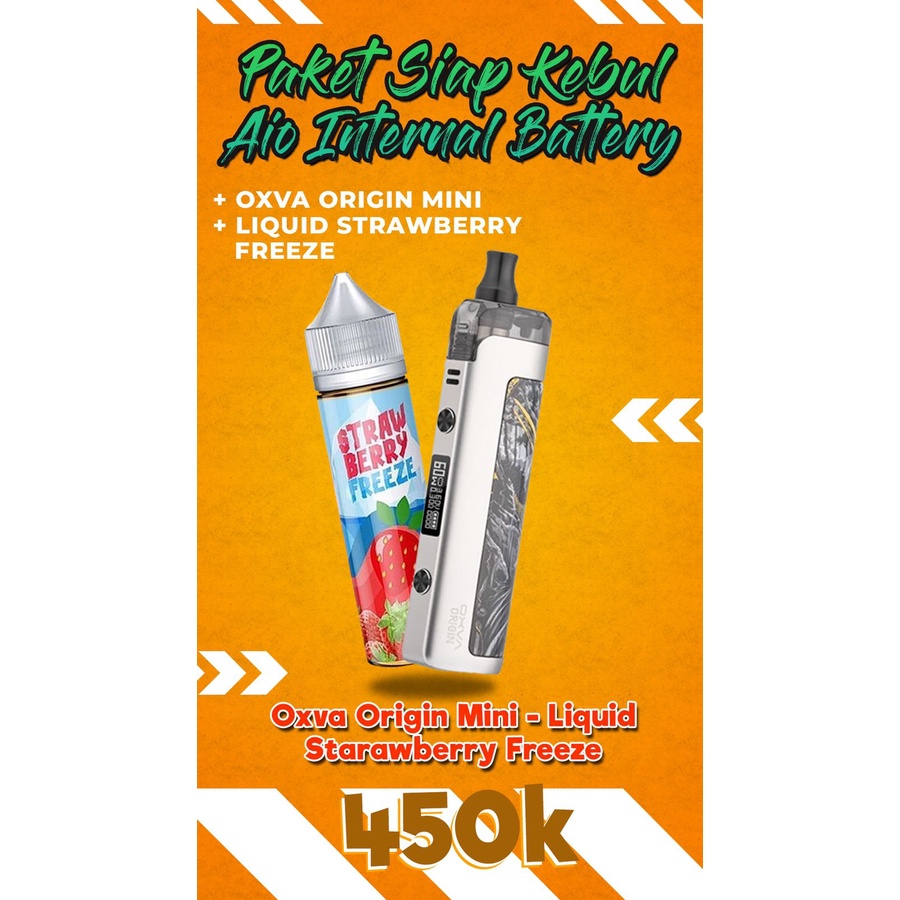 Jual PAKET SIAP KEBUL AIO INTERNAL BATTERY | Shopee Indonesia