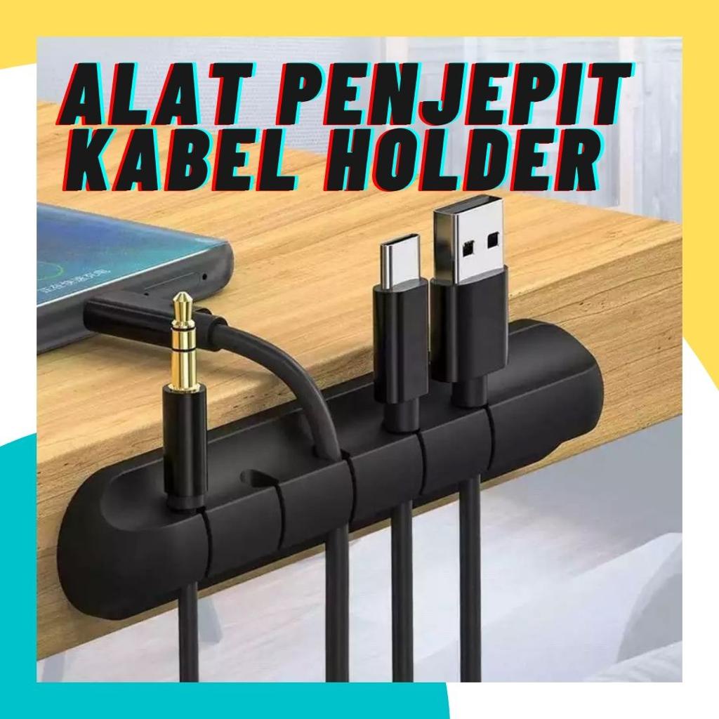 Jual Penjepit Kabel HP Laptop Gantungan Kabel Pengikat Kabel Clips ...
