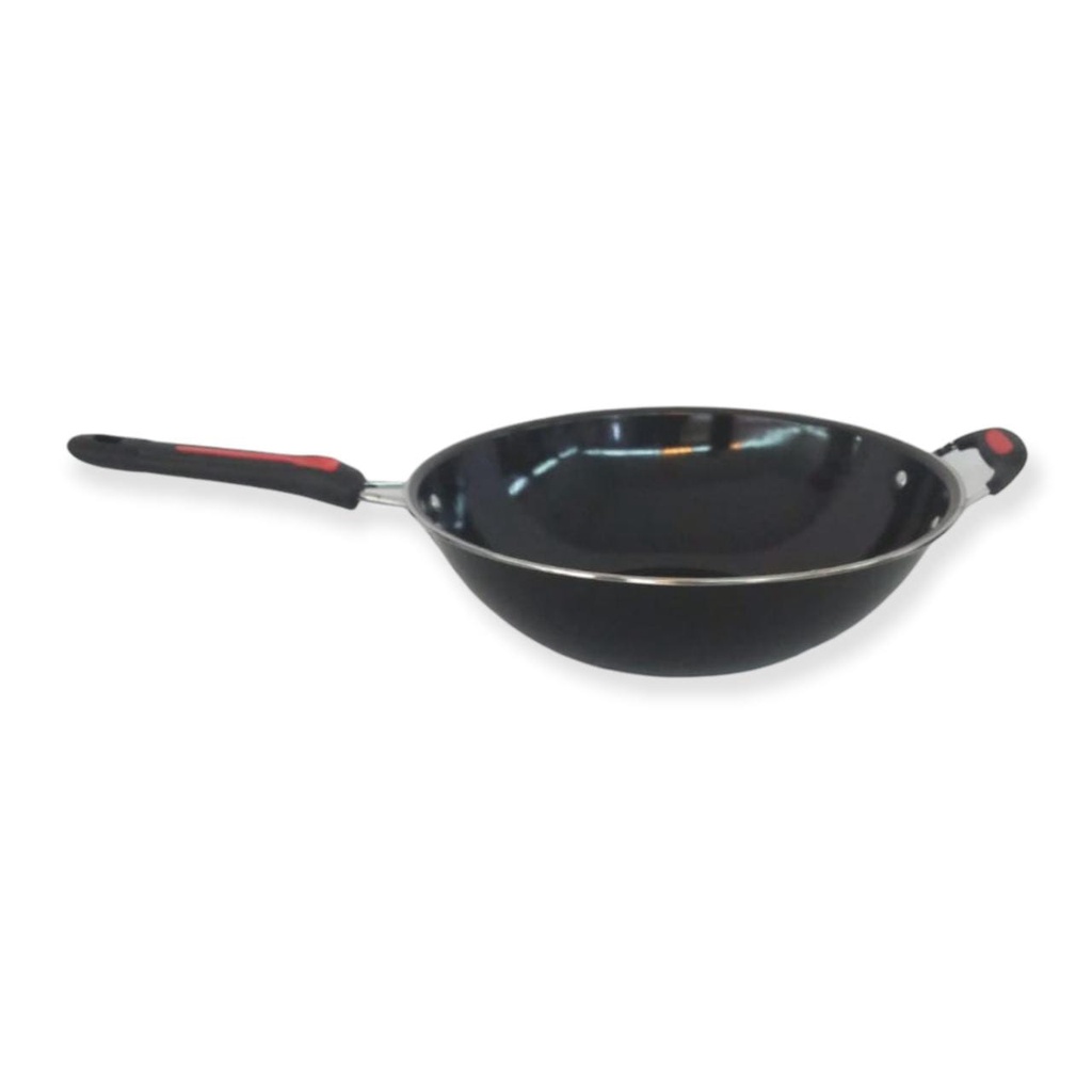 Jual Wok Pan Wajan Enamel Hitam ( A/1032P ) UTM | Shopee Indonesia