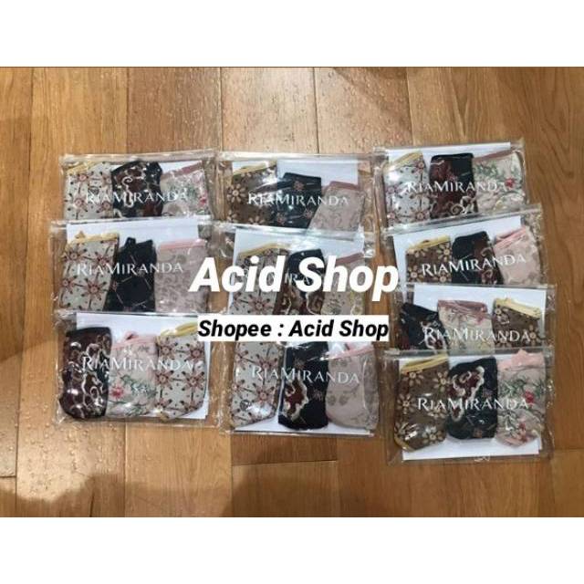 Jual New Masker RM Ria Miranda (1 pack isi 3, motif Random) | Shopee ...