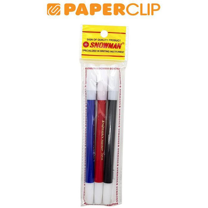 SPIDOL SNOWMAN @3 HITAM BIRU MERAH (2)