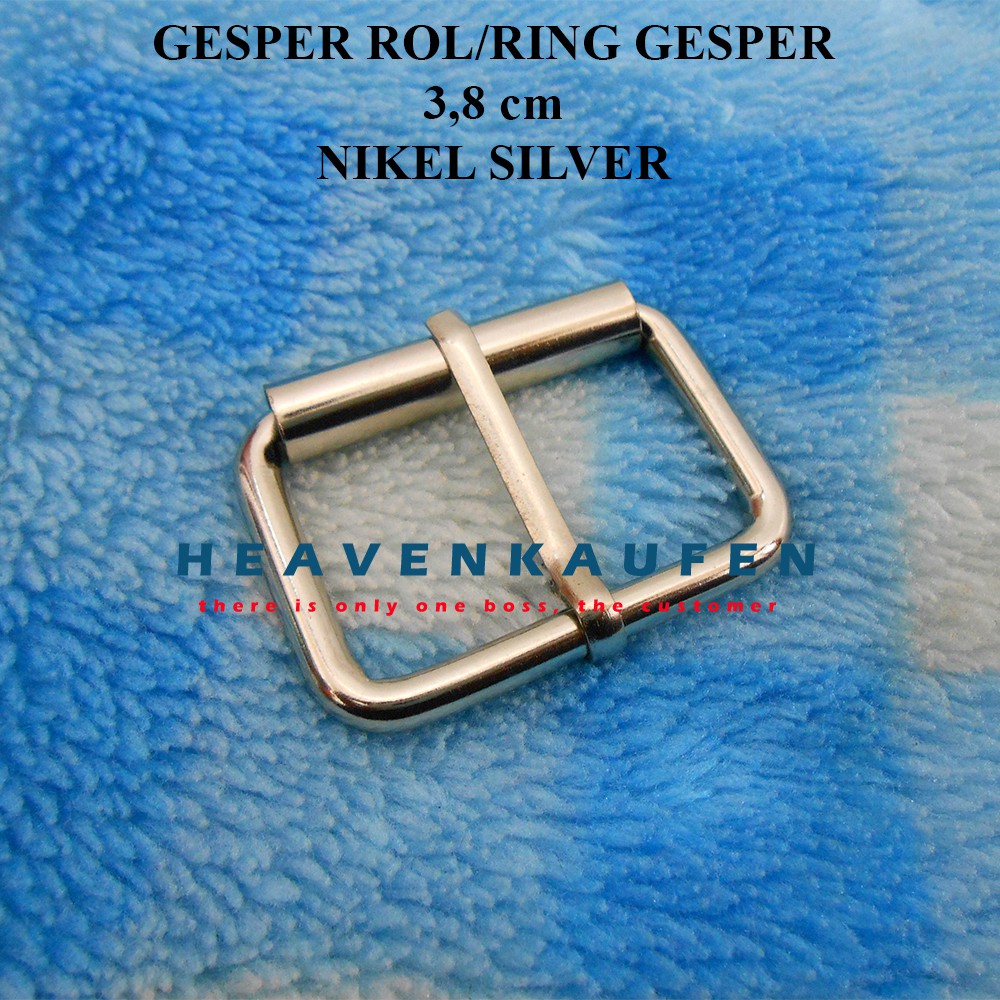 Jual Gesper Rol / Ring Gesper 3,8 cm Nikel Silver Tebal | Shopee Indonesia
