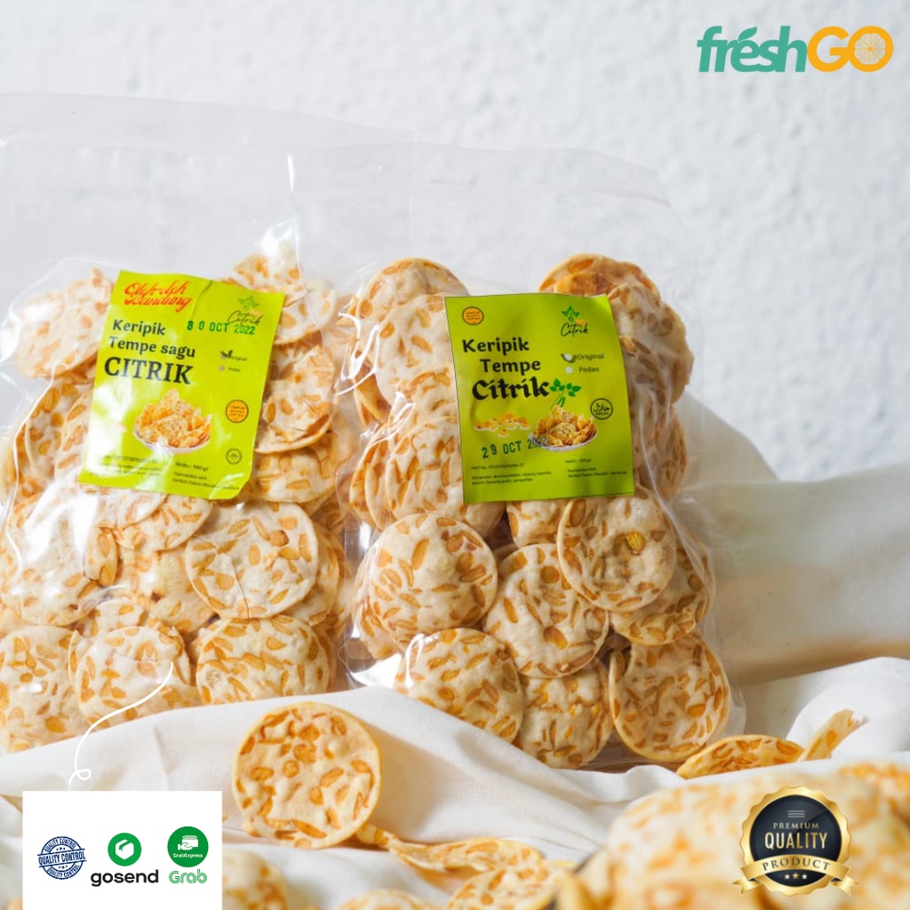 Jual Keripik Tempe Mini Crispy / Tempe Sagu 100 gram | Shopee Indonesia