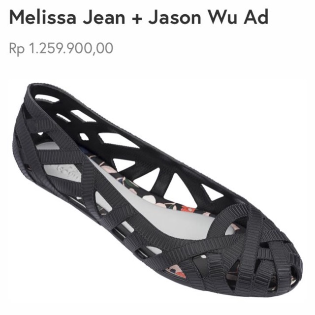 Jual NEW Melissa Jean + Jason Wu VII Ad In Black and Grey Size 37