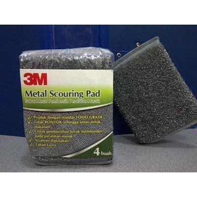 Jual Stainless Coir (3M Metal Scouring Pad) Per Pcs | Shopee Indonesia