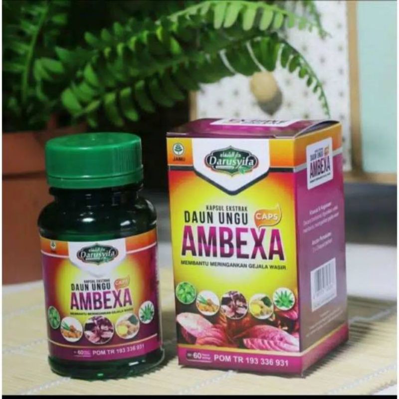 Ambexa Asli Daun Ungu Obat Ambeien Wasir 100% Obat Herbal