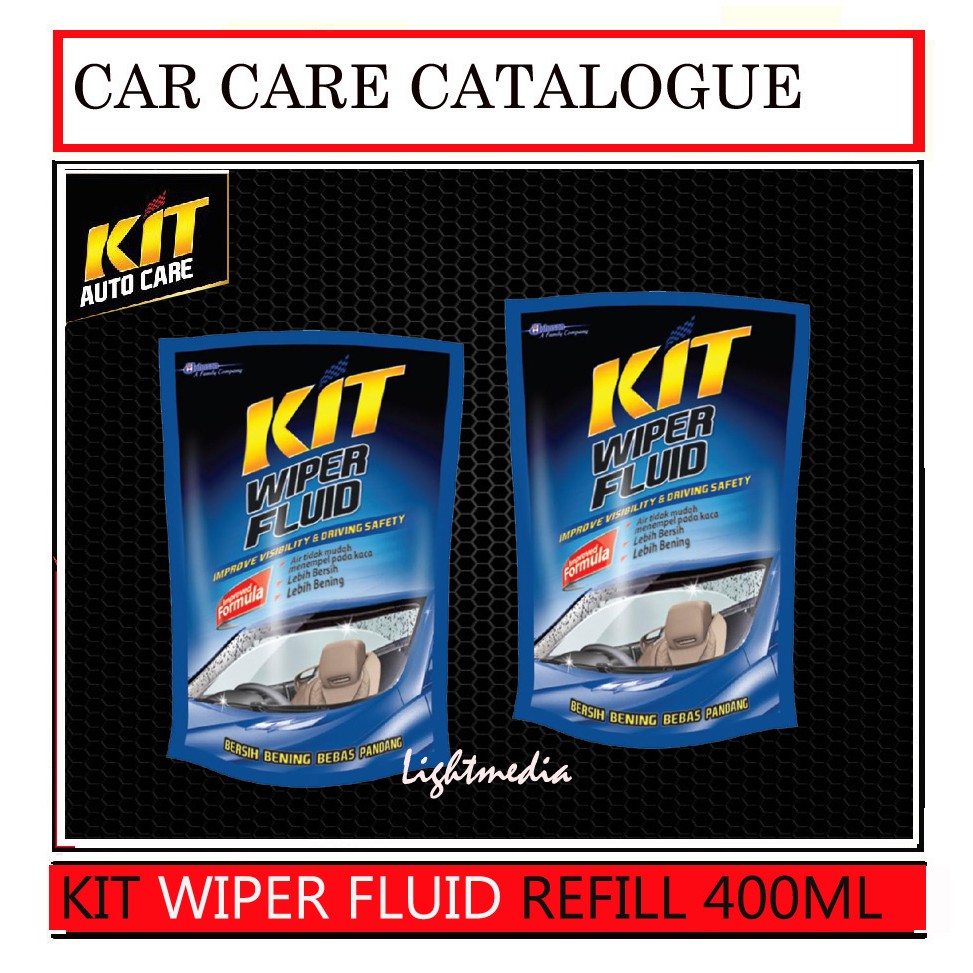 Jual KIT wiper fluid refill 400ml Shopee Indonesia