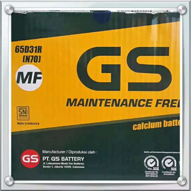 Jual Aki Accu N70 GS Astra Kering MF Maintanance Free Kuda Pick up