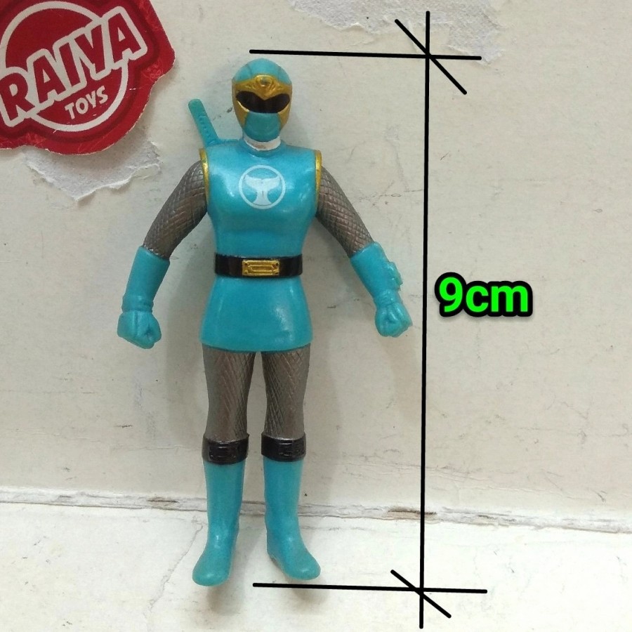 Jual BANDAI SHS mini POWER RANGERS NINJA STROM BLUE WIND RANGER BIRU ...