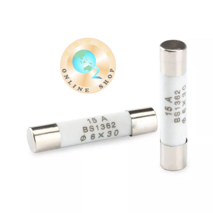 Jual Sekring Keramik 1362 Ceramic fuse tube BS1362 250V ukuran 6x30 mm ...